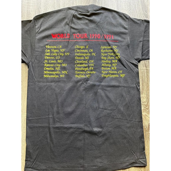 VTG 1990/1991 Don Dokken "Up from the Ashes" Concert World Tour Shirt Large NWOT - Picture 6 of 7